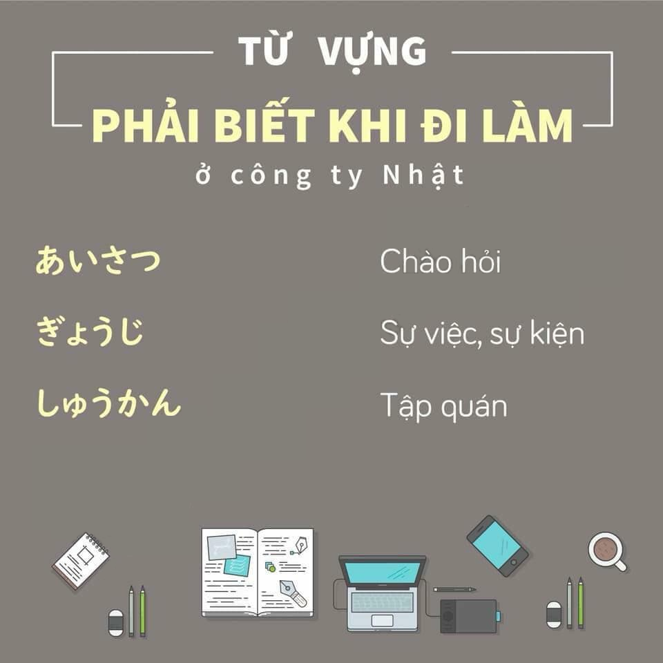 Từ vựng phải biết khi đi làm