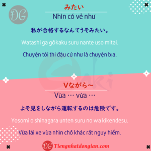 Tổng hợp 60 ngữ pháp N4 - Tiếng Nhật Đơn Giản