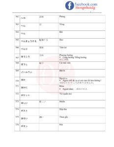 TỪ VỰNG JLPT N5-39