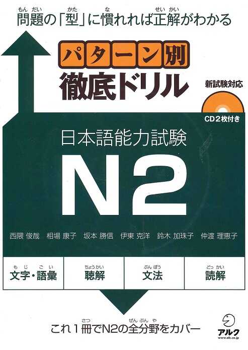 Sách Luyện Thi Patan Betsu Tettei Doriru N2 | パターン別徹底ドリル日本語能力試験N2