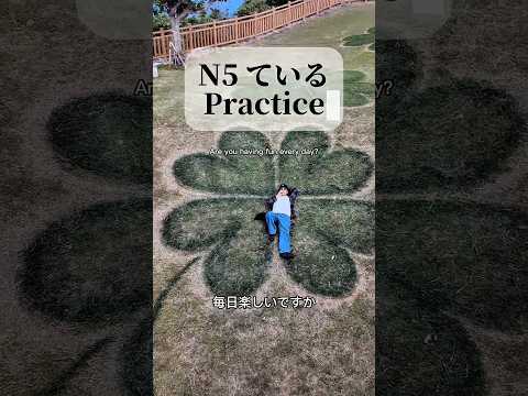 【N5】ている Grammar immersion practice
