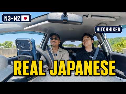 I Picked Up a Hitchhiker in Japan 🇯🇵 | Real Japanese Conversation (N3-N2)