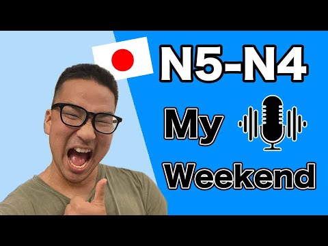 【N5】#107 My weekend / Easy Japanese podcast for beginners