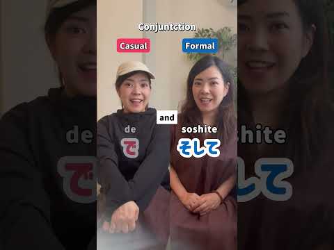 Casual vs Formal（conjunction) #learnjapanese #jlpt #nihongo