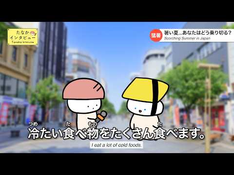 Tanaka Interview: How Do You Spend the Hot Summer in Japan? | Japanese Listening Challenge