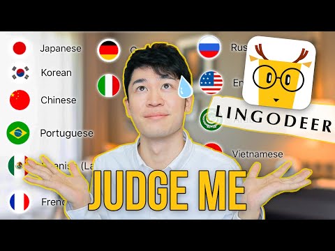 LingoDeerを使って多言語話します| I’m Japanese and I tried using the LingoDeer app to speak different LANGUAGES|