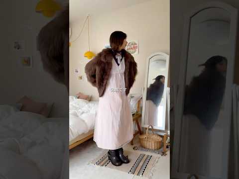最近春っぽい古着集めてる🍀✴︎。#grwm #古着 #ドレス