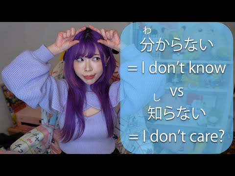 You Don’t Understand Japanese unless you Know わかる vs しっている