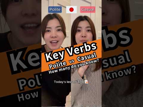 Casual vs honorific language🔥 #japaneselanguage #nihongo #learnjapanese #jlpt