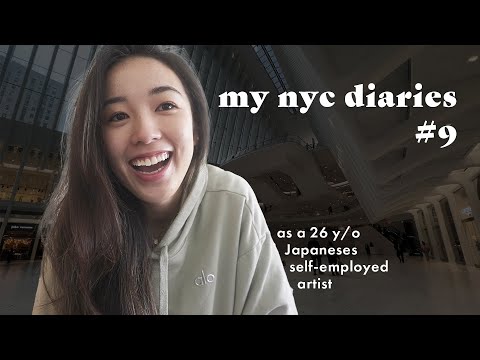 【NYC Vlog】  A day in my life as a Japanese self-employed artist in NYC / #英語トーク