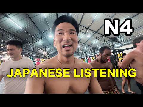 I tried Muay Thai in Thailand 🥊 Easy Japanese Listening (N5-N4)