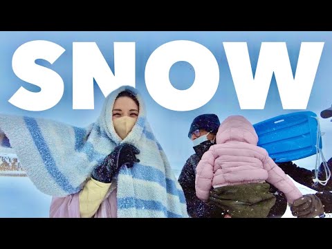Filming a Commercial for Japan’s No.1 Airline! Family Travel Vlog in heavy snow