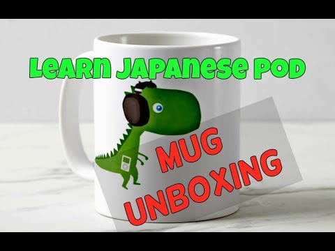Learn Japanese Pod Mug Unboxing