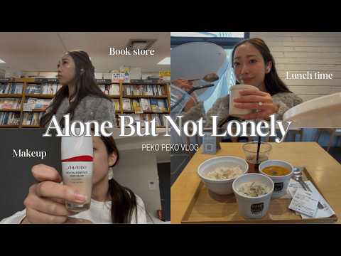 【Japanese Vlog #16】Alone, But Not Lonely | 1人暮らし、1人カフェ、メイク