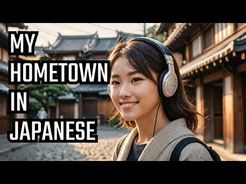 Easy Japanese listening : My hometown わたしのまち (Beginner level, JLPT N5, N4)
