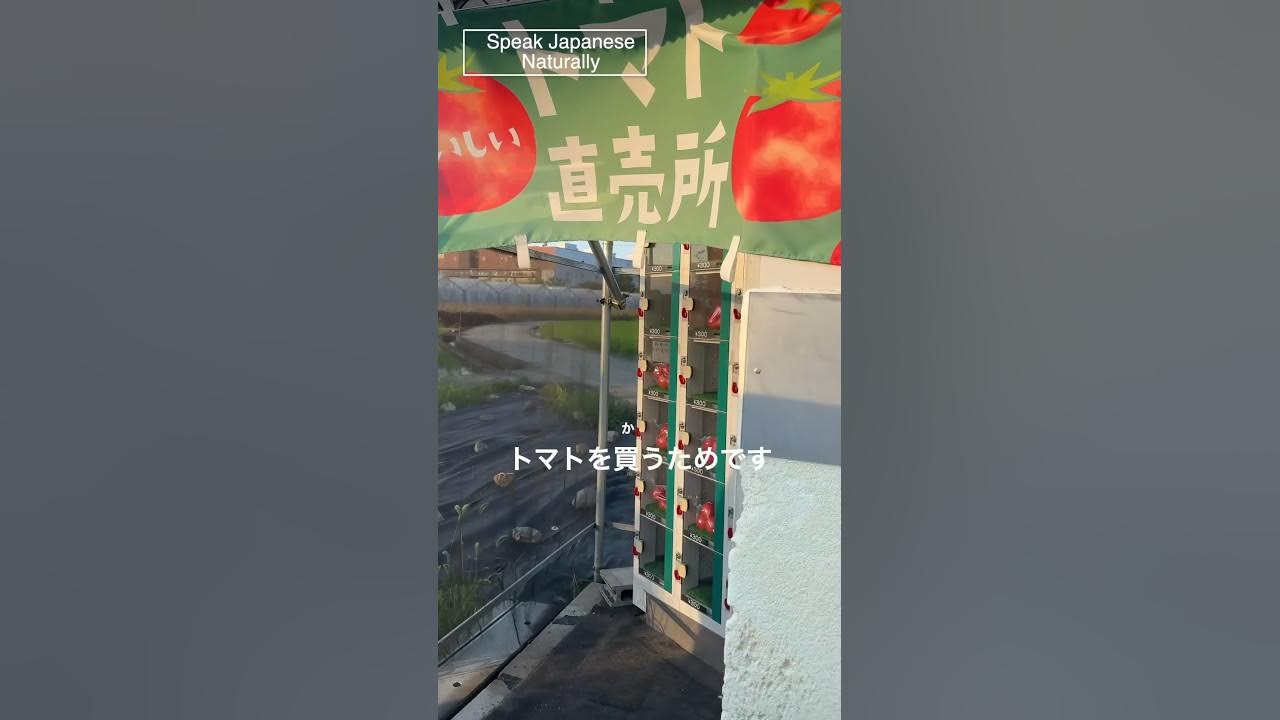 Vegetable Vending Locker in rural Japan