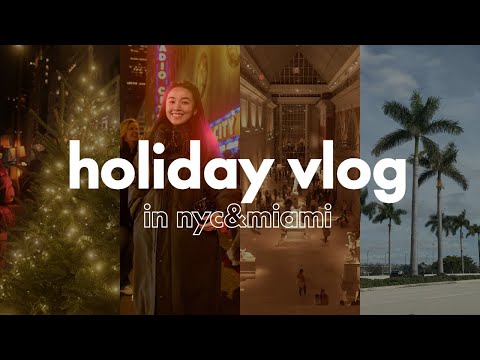 【年末年始vlog】クリスマス🎄の #ニューヨーク | ダイナー | マイアミ