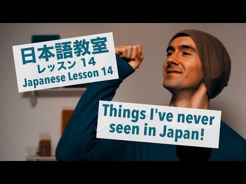 Advanced Japanese Lesson #14: Things I’ve never seen in Japan  /  上級日本語：レッスン 14「日本で見たことがないもの」