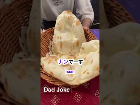 Dad Joke in Japanese | ナン(naan) and 何（なん）　short