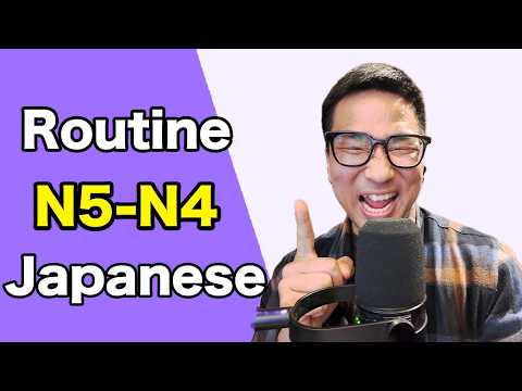 【N5-N4】#147 Night Routine / Oyasumi Japanese Podcast for Beginners