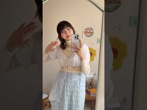明日からものんびりやっていこう🥱🪽#grwm #古着 #冬コーデ