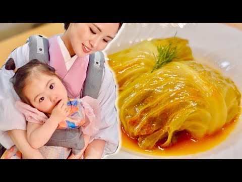 Cabbage Rolls | Tomato sauce | Japanese Recipe