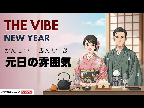 The Atmosphere of Japanese New Year’s Day (元日の雰囲気) | Japanese Daily Podcast