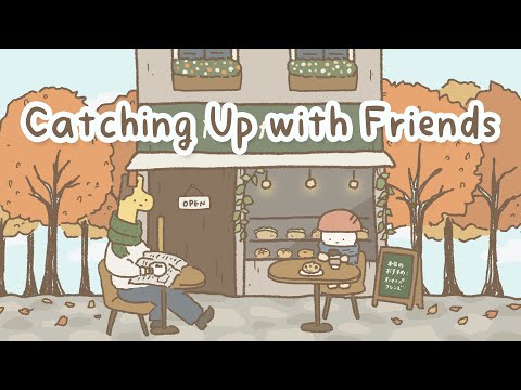 Catching Up with Friends at a Cozy Autumn Café | Japanese Conversation Practice (Casual Form)