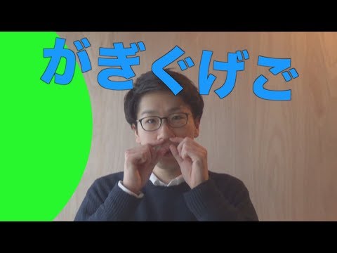 がぎぐげご【HIRAGANA 11】