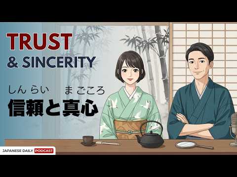 The Power of Honesty & Sincerity (信頼と真心) | Japanese Daily Podcast