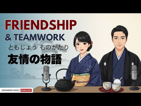 Bedtime Stories: Friendship & Cooperation (ともだちときょうりょく) | Japanese Daily Podcast