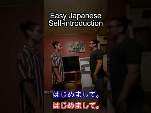Easy Japanese self-introduction