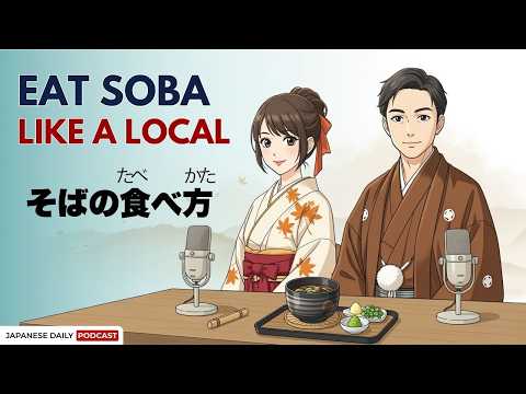 How to eat Soba noodles like a true local | Japnese Daily Podcast