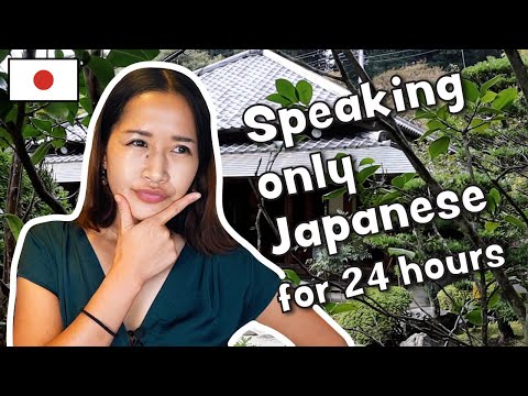 Speaking ONLY JAPANESE for 24 hours VLOG in Kamakura