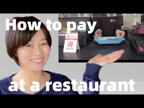How to pay at a restaurant in Japan