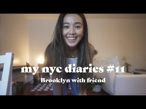【NYC vlog】Brooklynで友達とゆっくりした日☕️ | #英語トーク