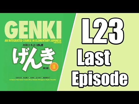 【Genki 2】L23 When I was forced to do something / Japanese podcast for beginners