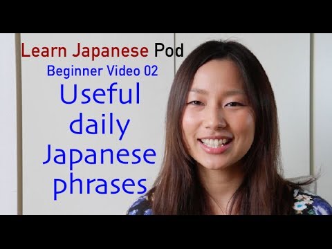 2. Useful daily Japanese Phrases