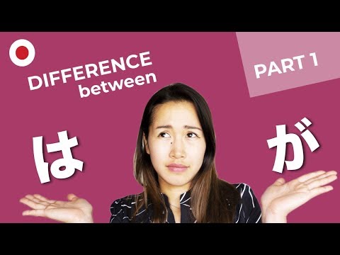 The difference between は and が particle part 1