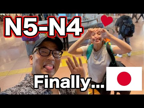 【N5-N4】Easy Japanese Vlog – My girlfriend arrived in Japan! (Japanese listening practice)