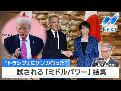 “トランプ氏にケンカ売った” 試される「ミドルパワー」結集【NIKKEI NEWS NEXT】
