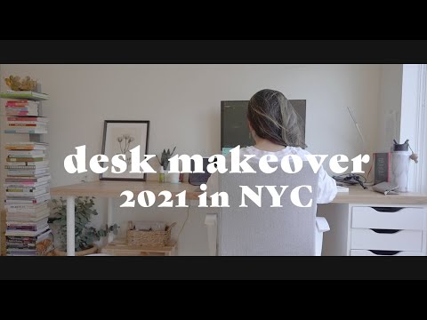 Desk Makeover / I revamped my desk setup! #IKEA #DeskTour