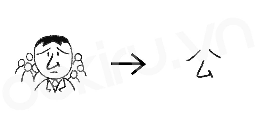 Giải Nghĩa kanji 公